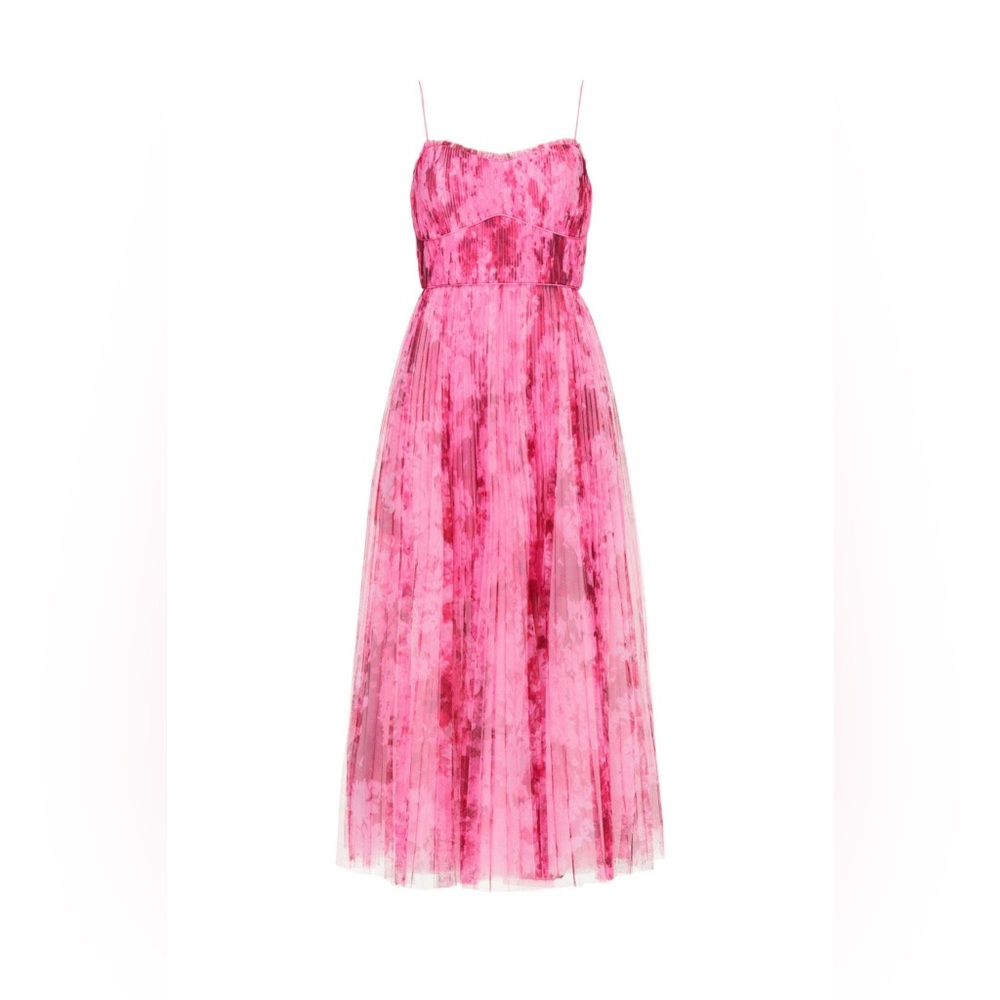ML Monique Lhuillier Tulle Pink Dress - Picture 13 of 15